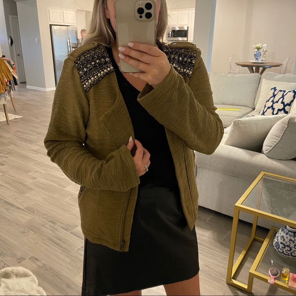 Miss Me utility blazer